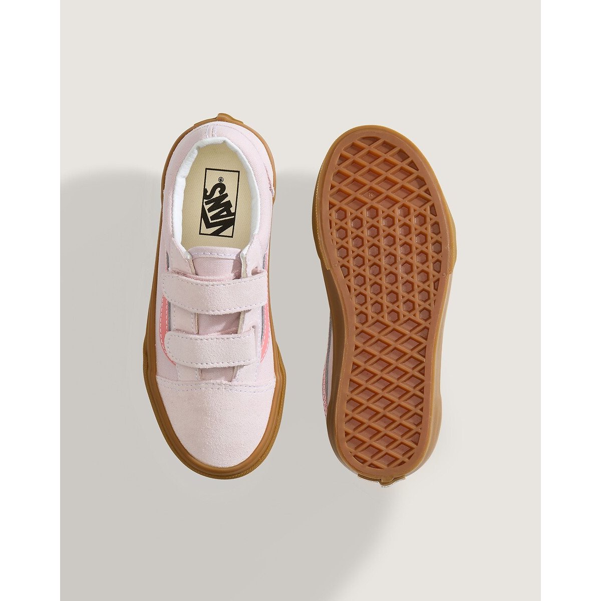Sapatilhas em pele rosa, VANS
