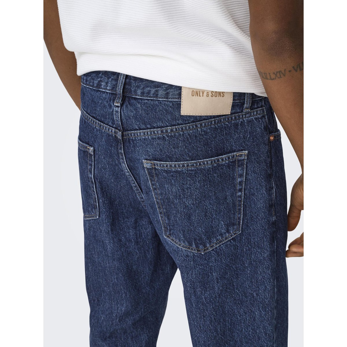 Jean À Coupe Ample medium blue denim, ONLY & SONS