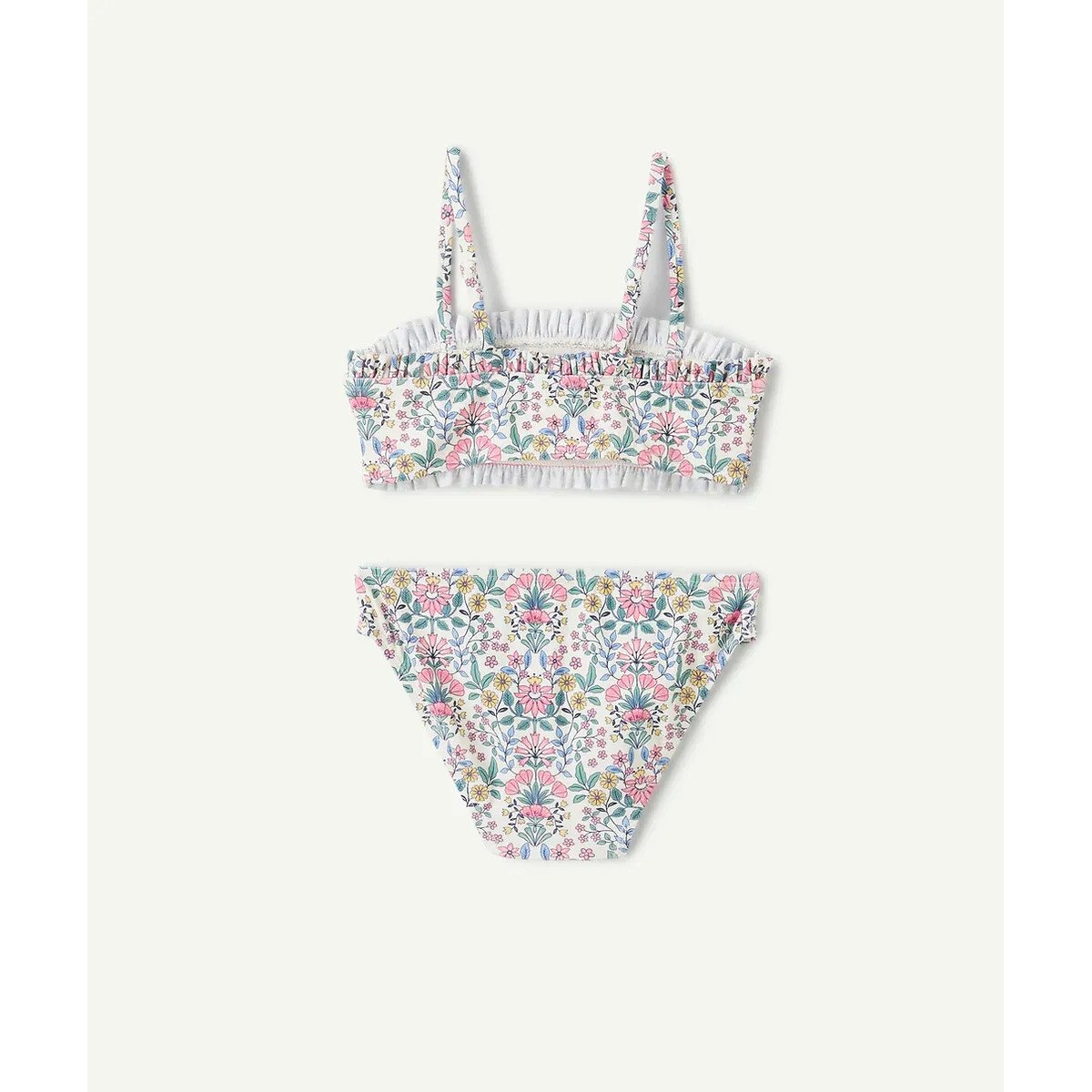 Maillot de bain 2 pièces imprimé fleur, TAPE A L'OEIL
