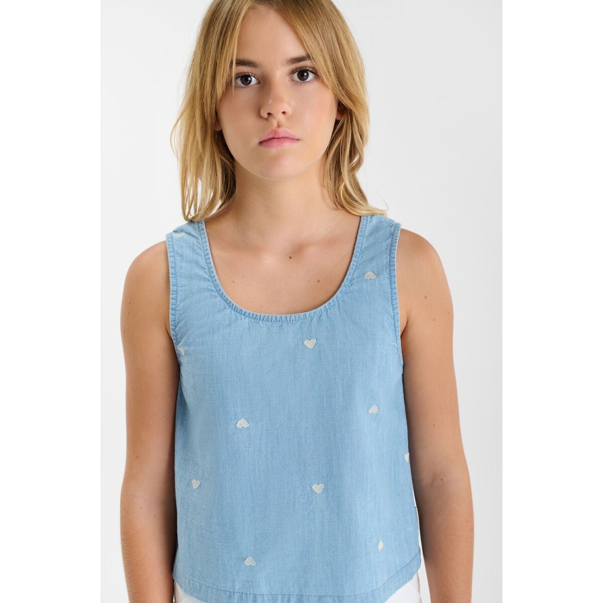 Top YLVAGI sky blue, LE TEMPS DES CERISES