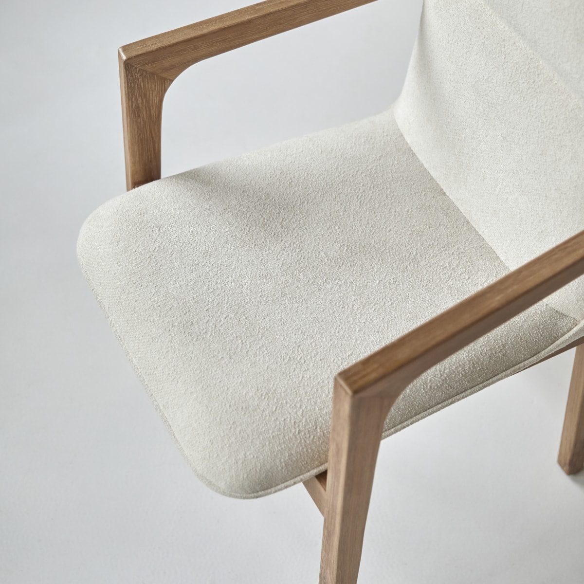 Fauteuil en Acacia massif, VIKTOR beige, TIKAMOON