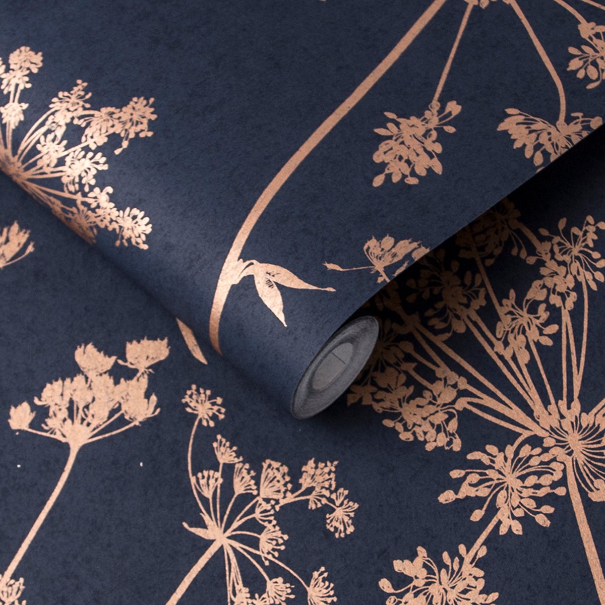 Papier peint Anthriscus Dusk bleu, GRAHAM ET BROWN