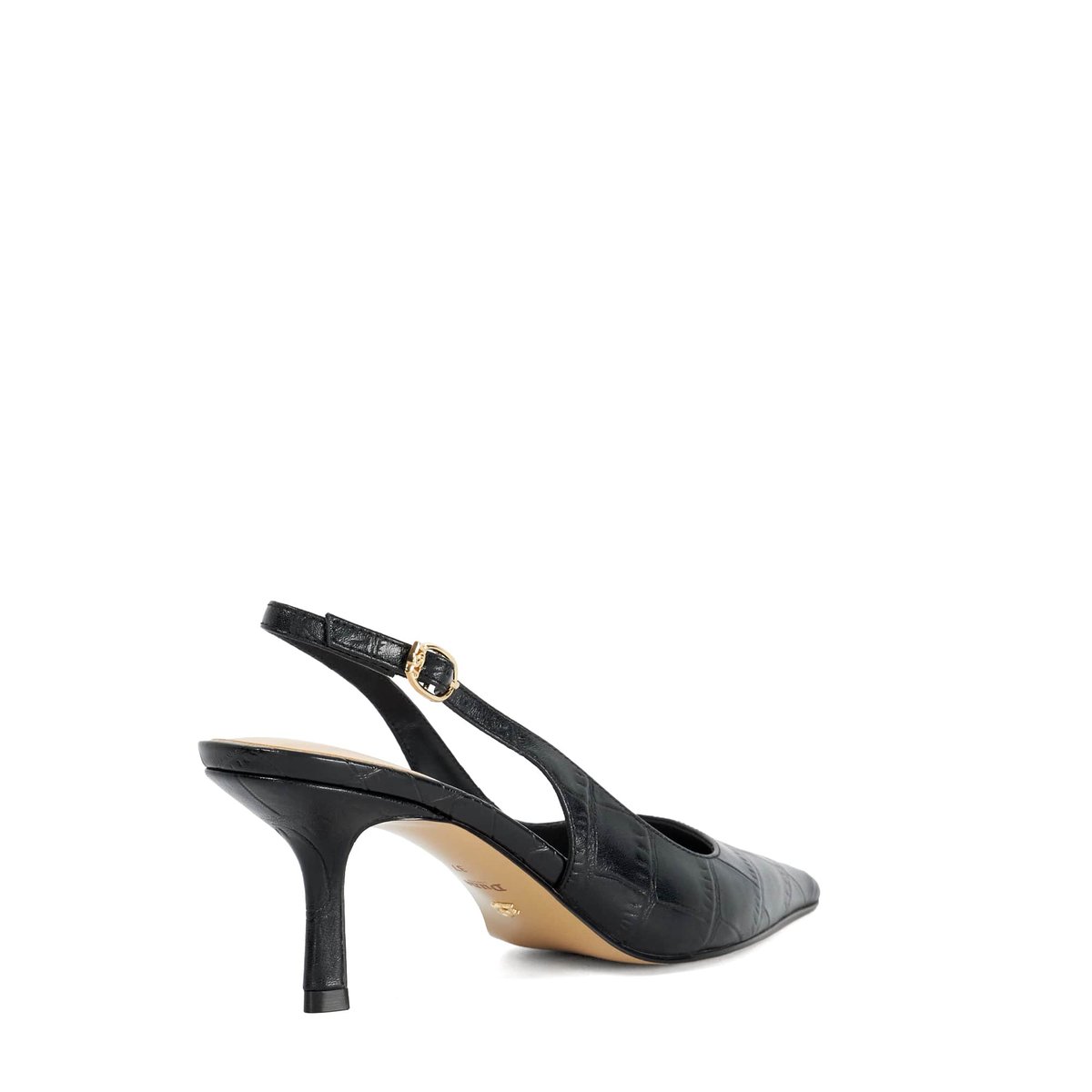 Escarpins à bride arrière et bout pointu - CELISE obsidian black, DUNE LONDON