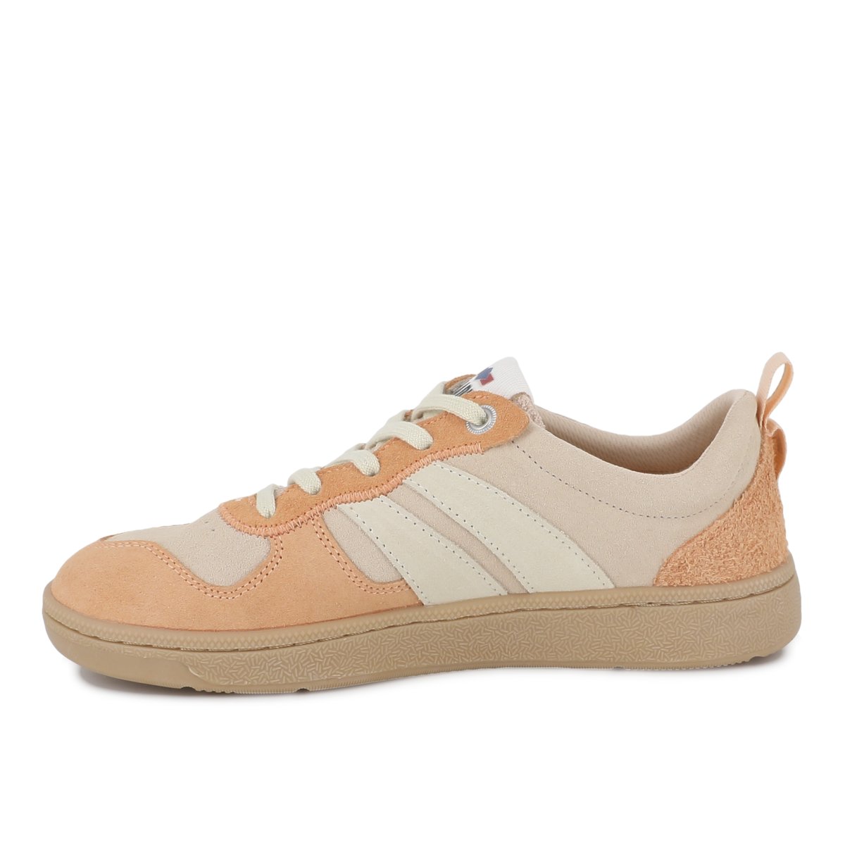 Baskets basses en suede PALLACUP FLAME SDE orange-crumble/peaskin, PALLADIUM