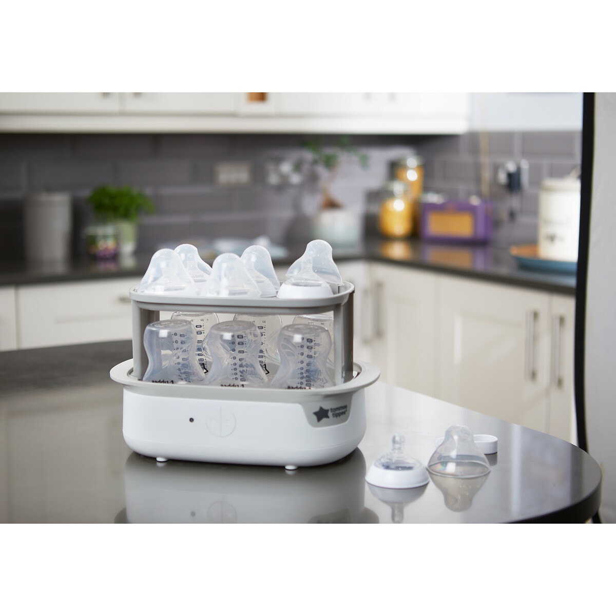 Stérilisateur électrique advanced steam blanc, TOMMEE TIPPEE