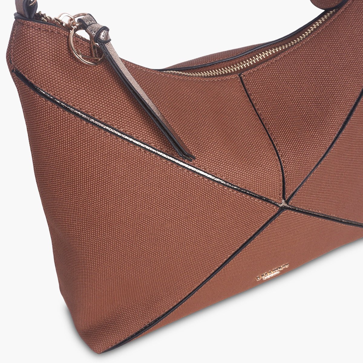Sac hobo Tamelia cognac,doré, LOLLIPOPS