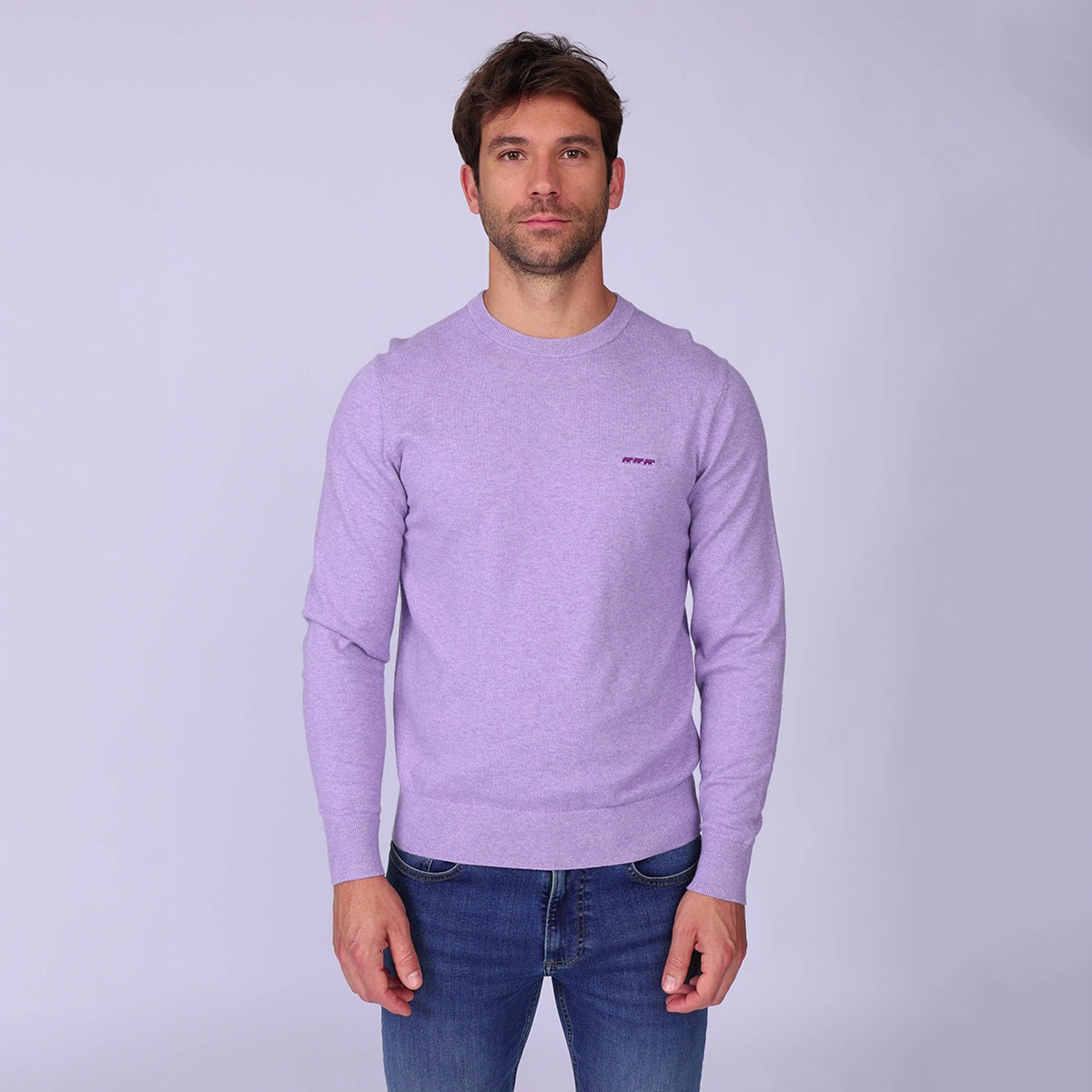 Pull Erwann lilas, MISE AU GREEN
