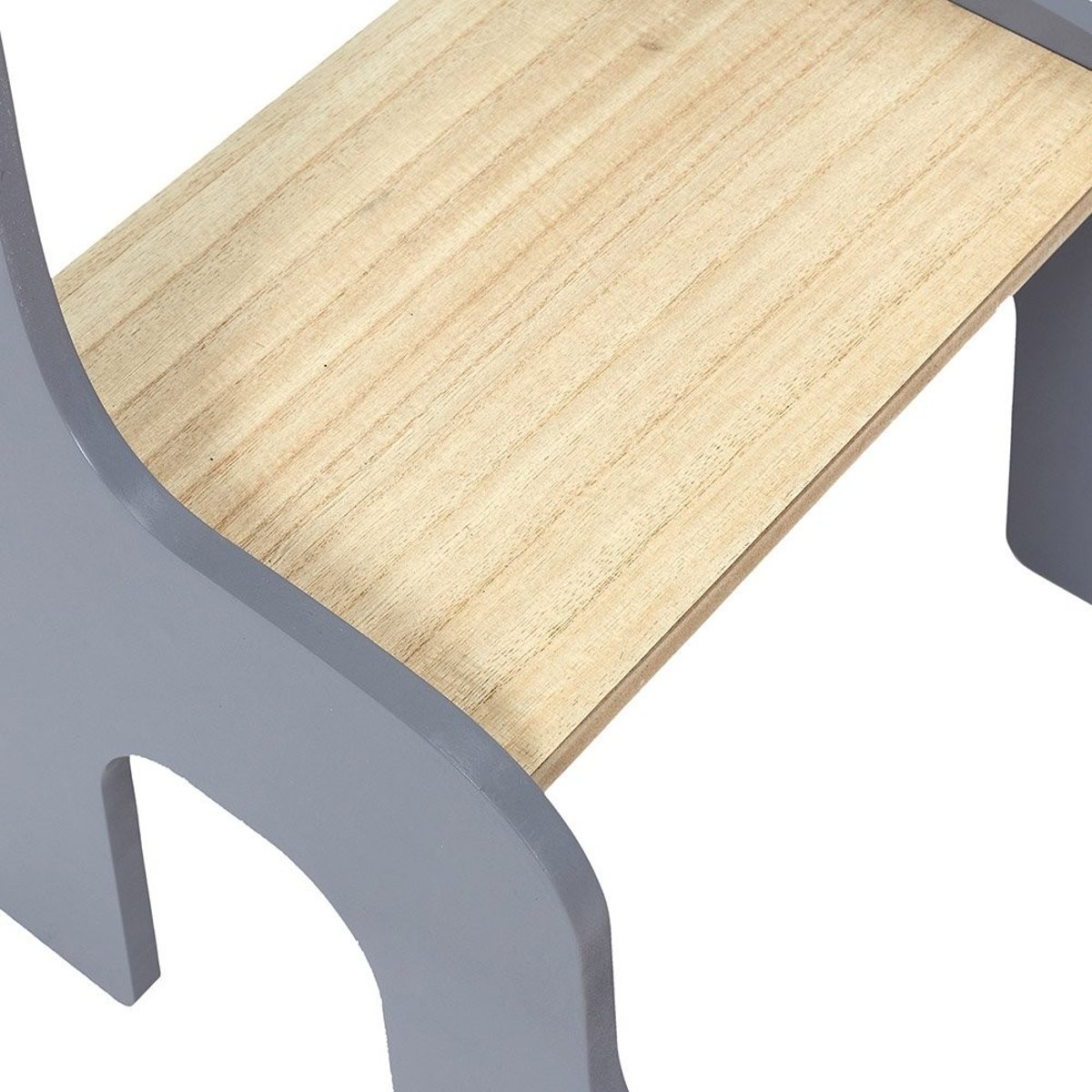 Chaise enfant dino gris, DECORATIE