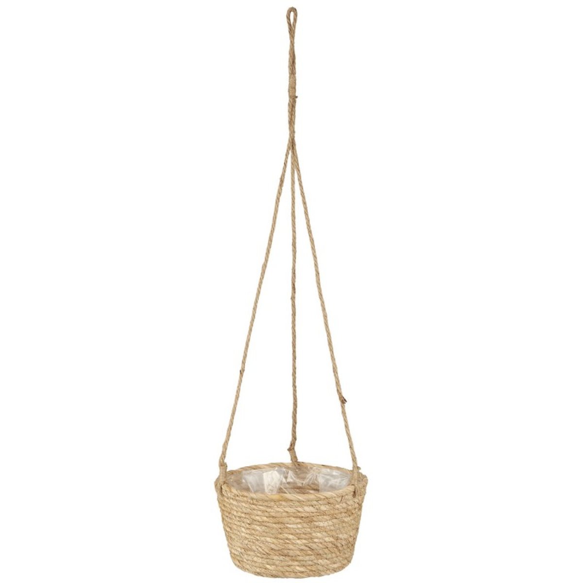 Porte-plante suspendu jonc de mer jute beige, IB LAURSEN