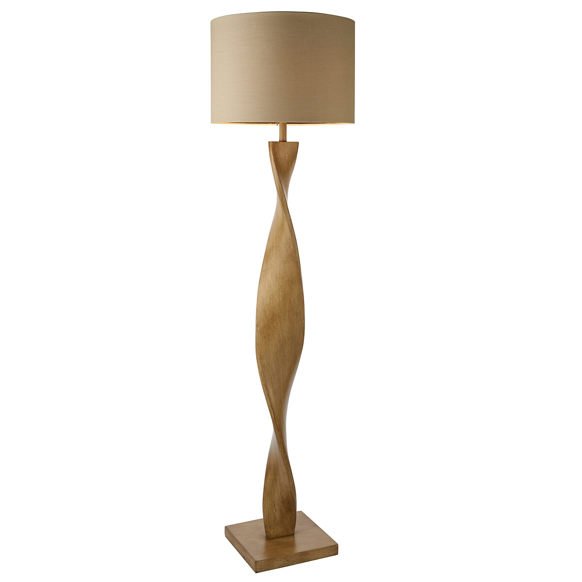 Abra Twisted Floor Lamp brown , SO'HOME