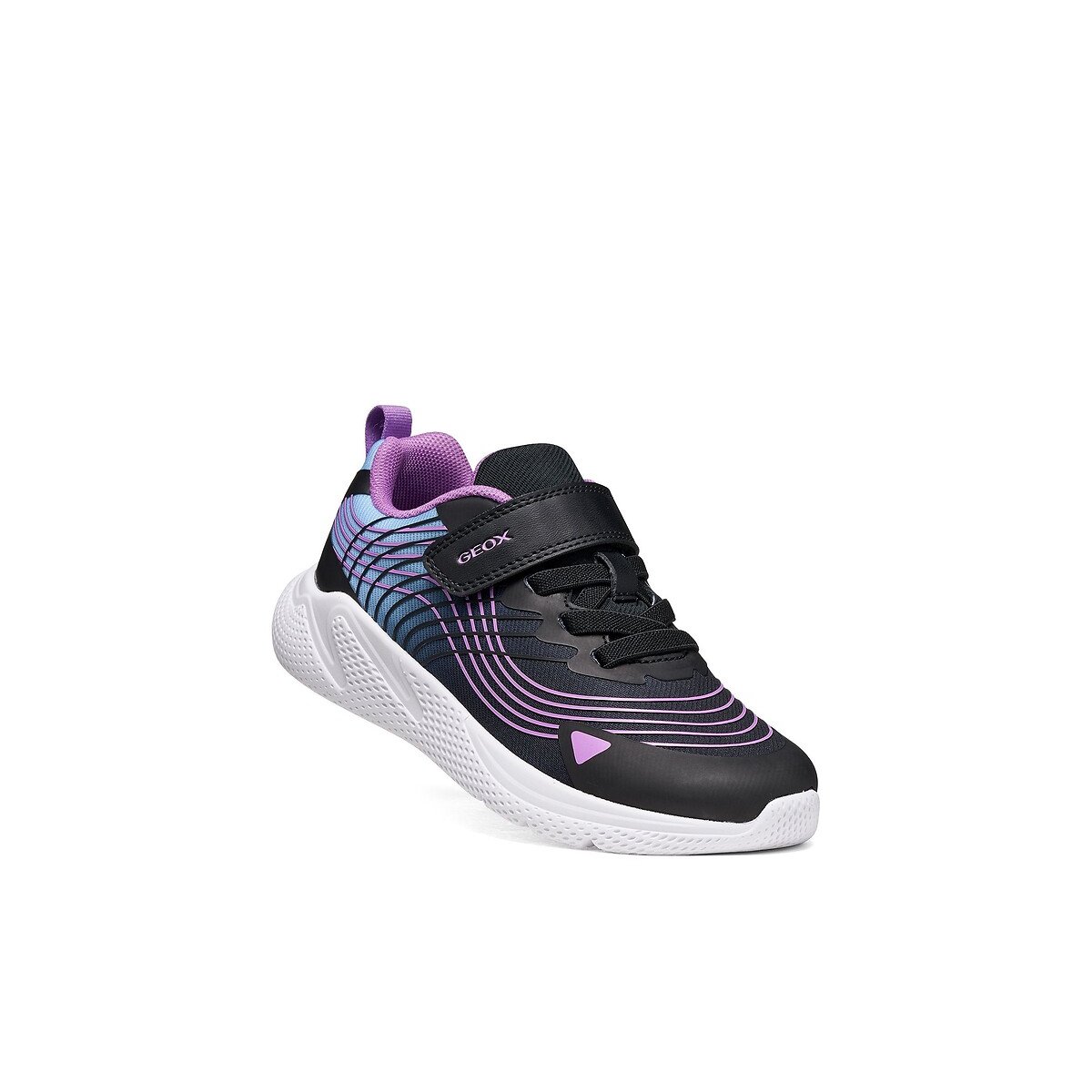 Zapatillas transpirables, SPRINTYE negro/rosa, GEOX