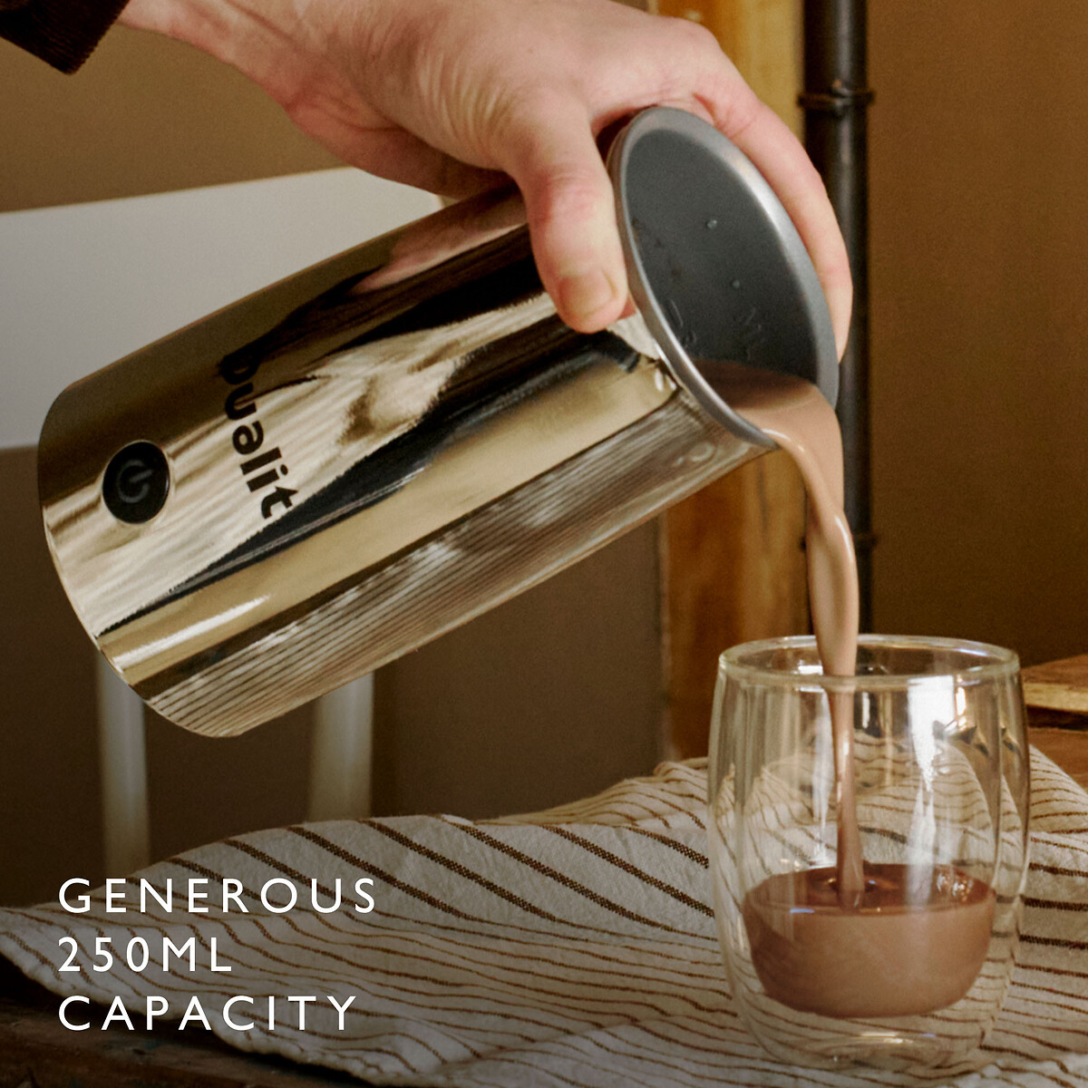 Cocoatiser Hot Chocolate Maker chrome, DUALIT