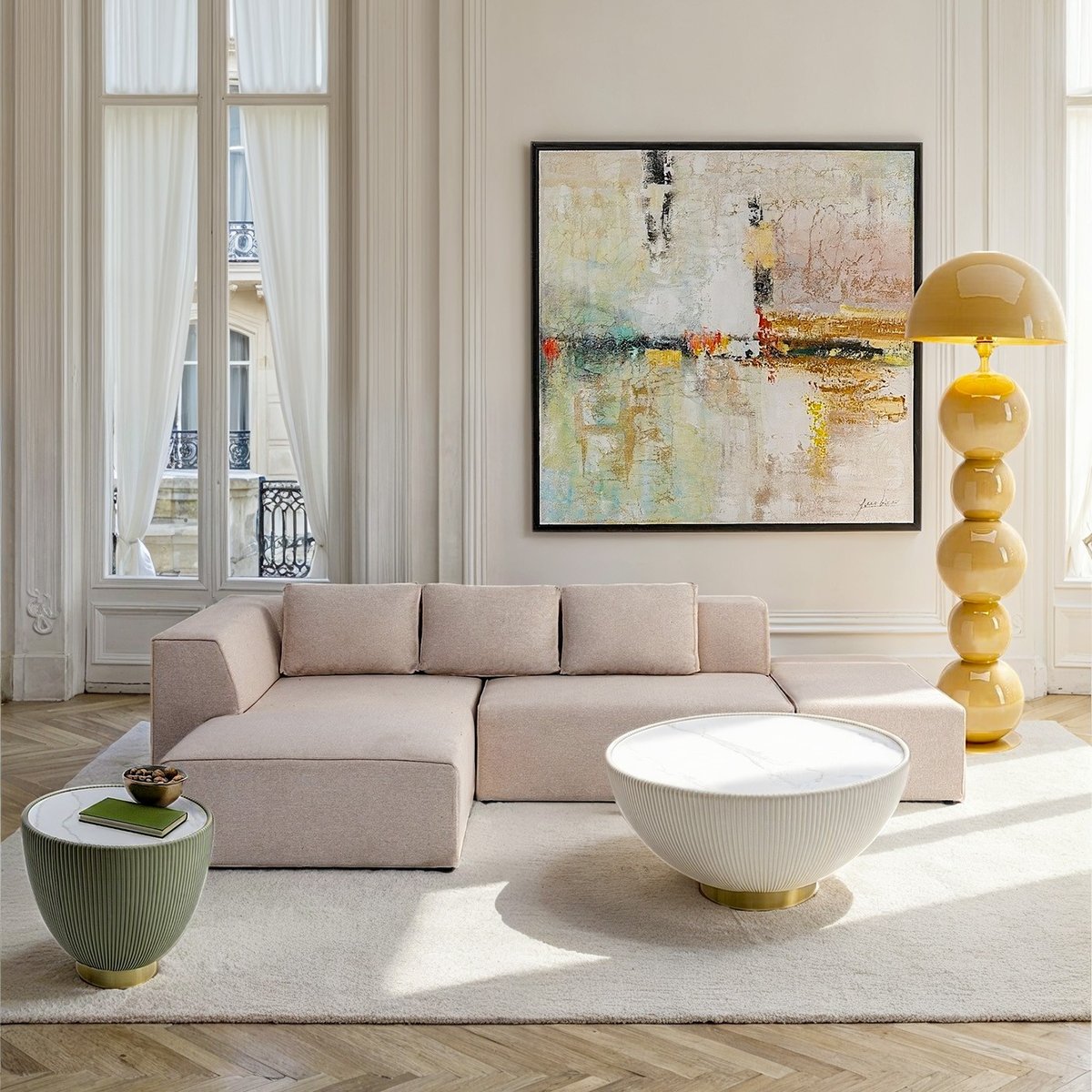 Peinture, FRAME DUST doré, KARE DESIGN