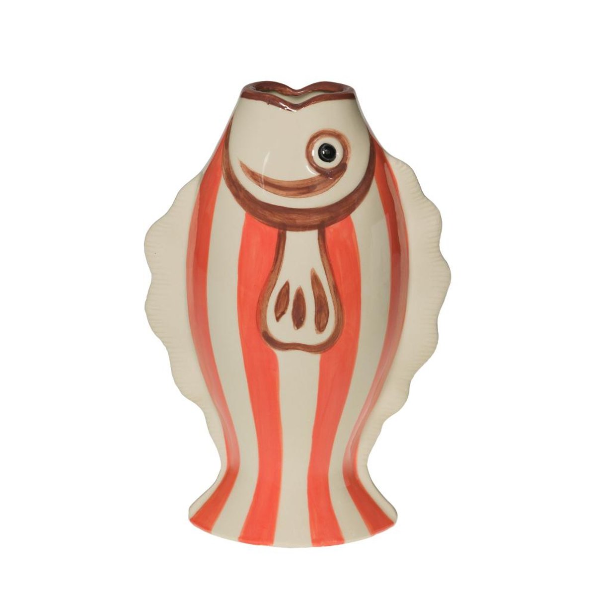 Vase poisson crème / ivoire, AMADEUS