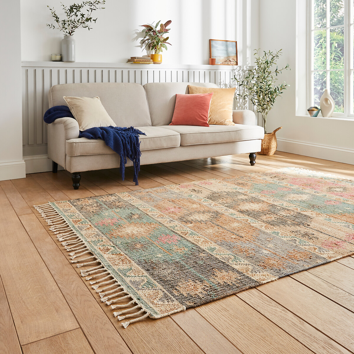 Aztec Hand Woven Jute Rug multi-coloured, ÉDITÉ
