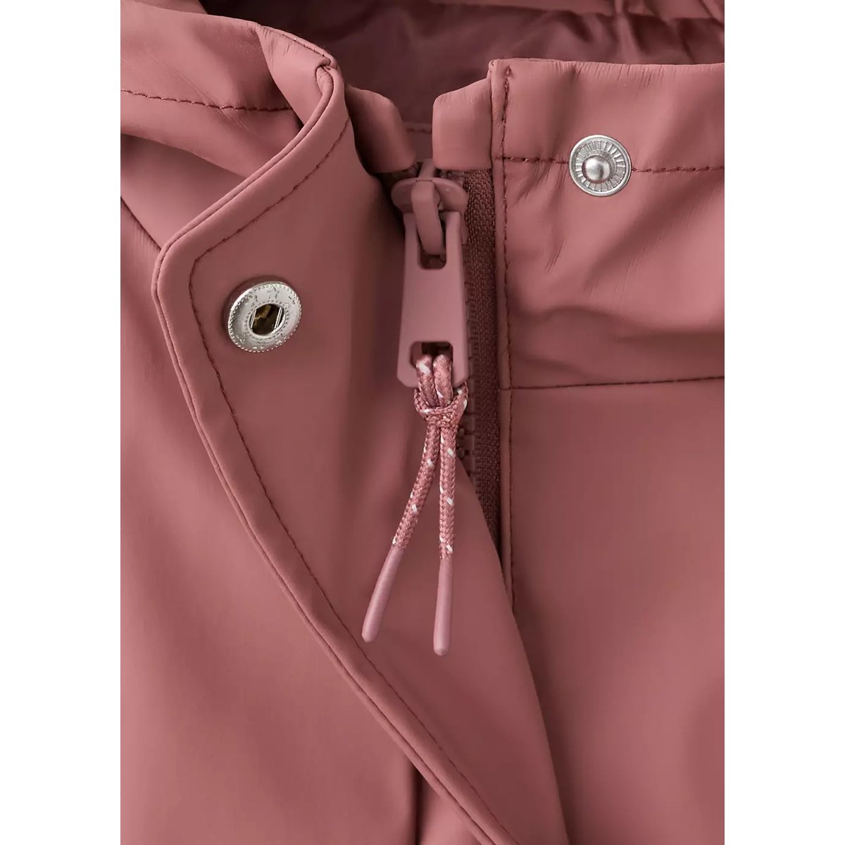 Veste enduite avec capuche rose, MANGO KIDS
