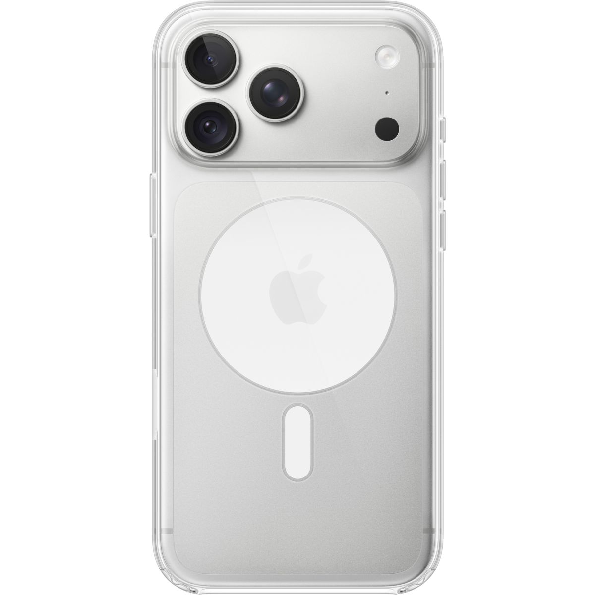 Coque iPhone 18 Pro Max Coque transparente Mag couleur unique, APPLE