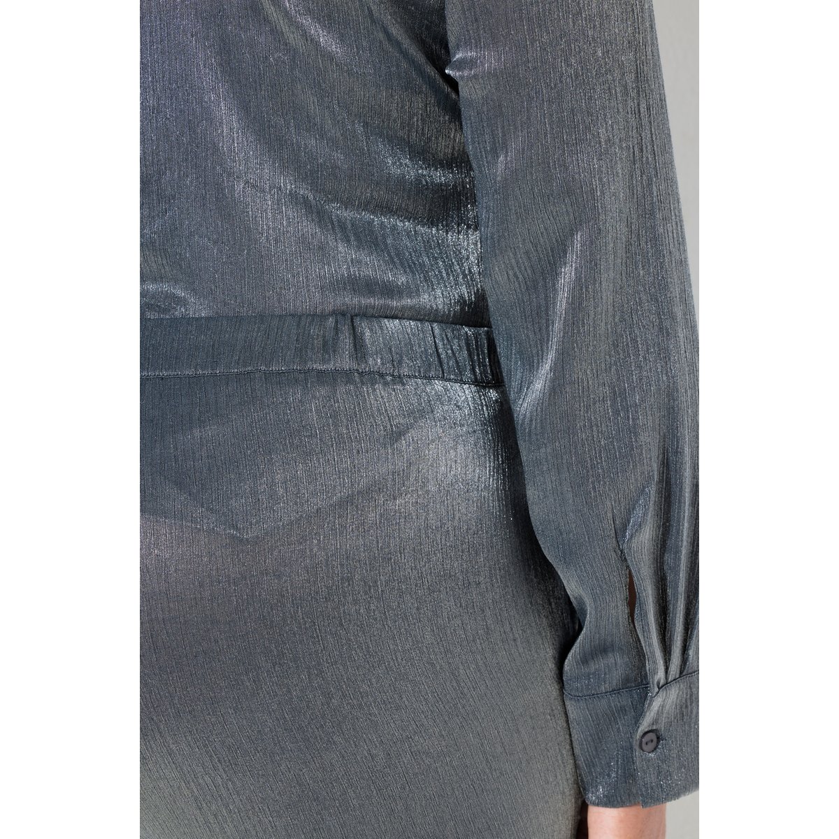 Pantalon rose, reflets métalliques argent, ULLA POPKEN