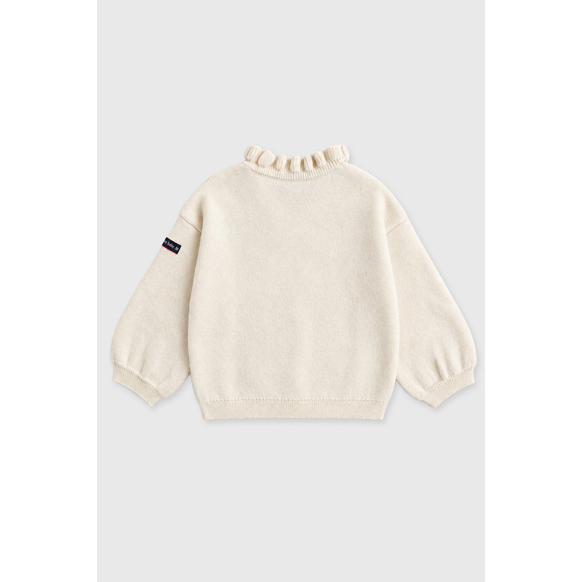 Gilet boutonné Baby - coton et laine nature, ARMOR-LUX