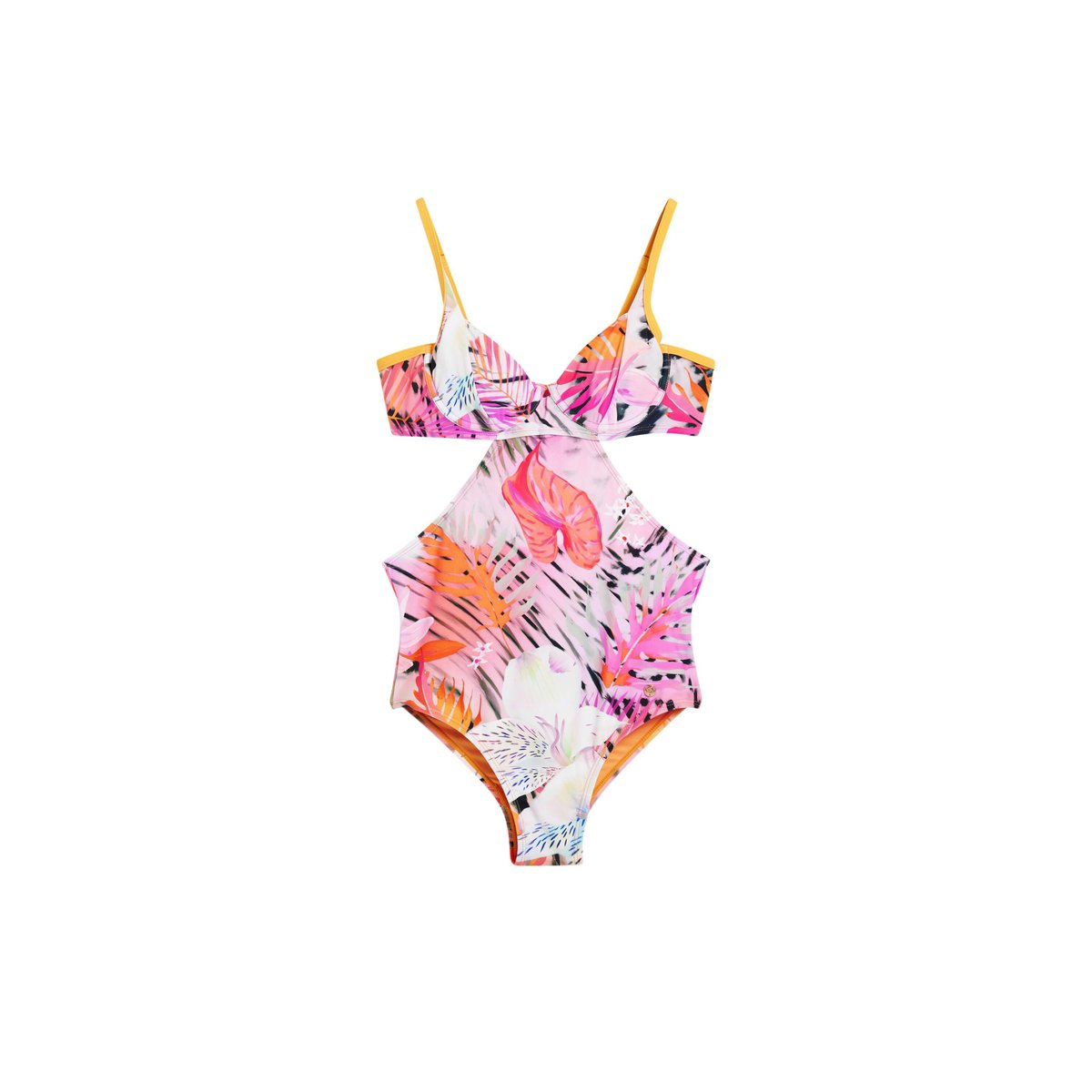 Maillot de bain tropical jaune, DESIGUAL