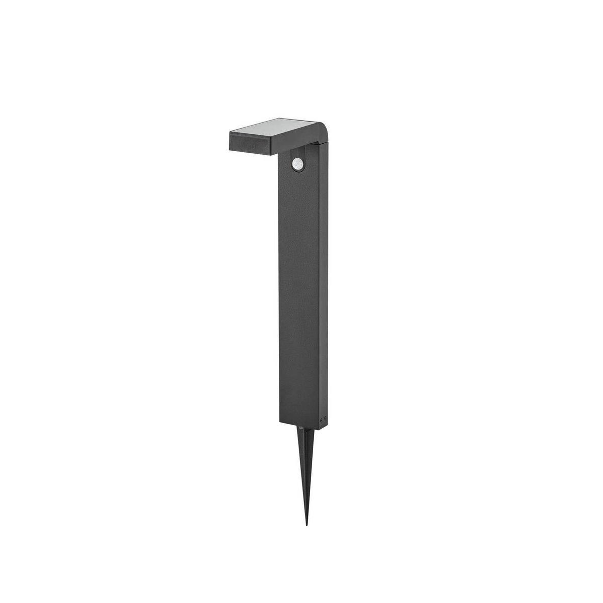 Luminaire extérieur en aluminiumLED, Aurino noir, transparent, PRIOS