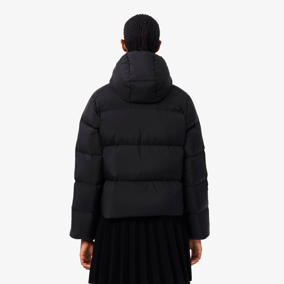 Doudoune à capuche relaxed fit duvet noir-031, LACOSTE