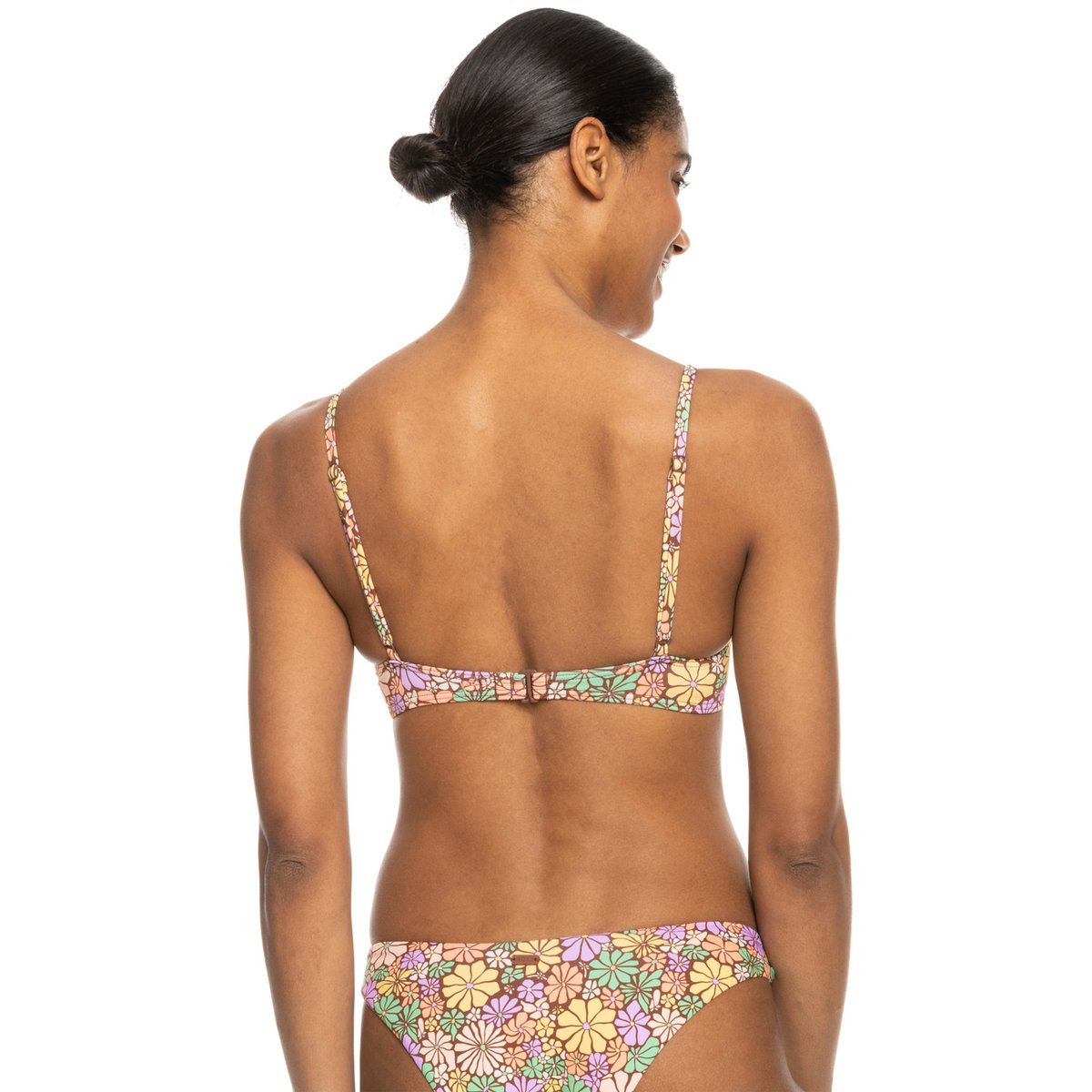 Haut de maillot à armatures ALL ABOUT SOL. marron root beer all about sol mini, ROXY