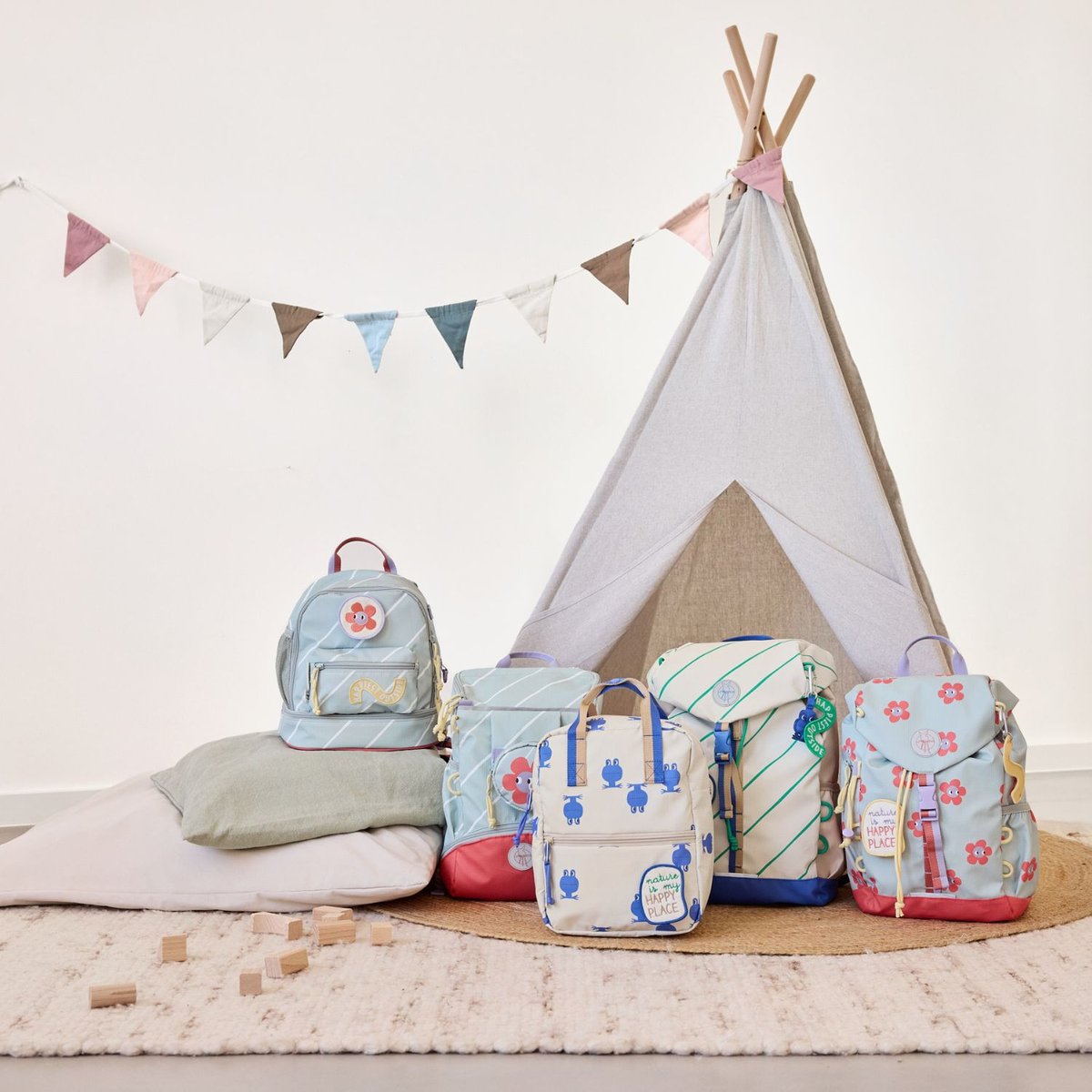 Mini Sac à dos multicolore, LASSIG