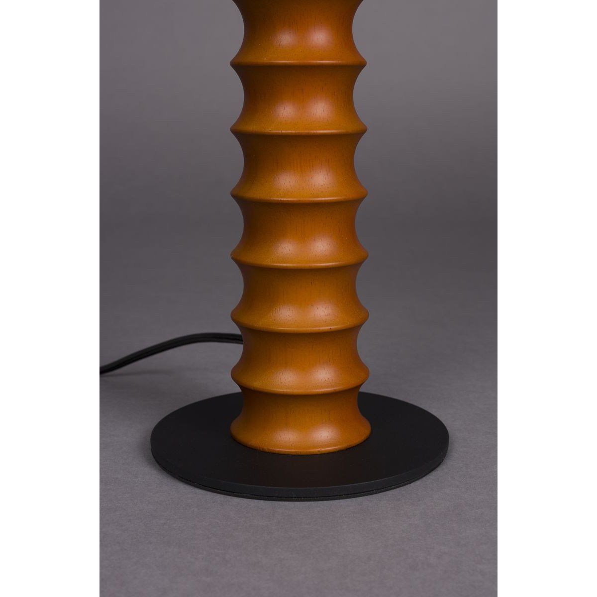 Lampe design en bois bohème marron, DUTCHBONE