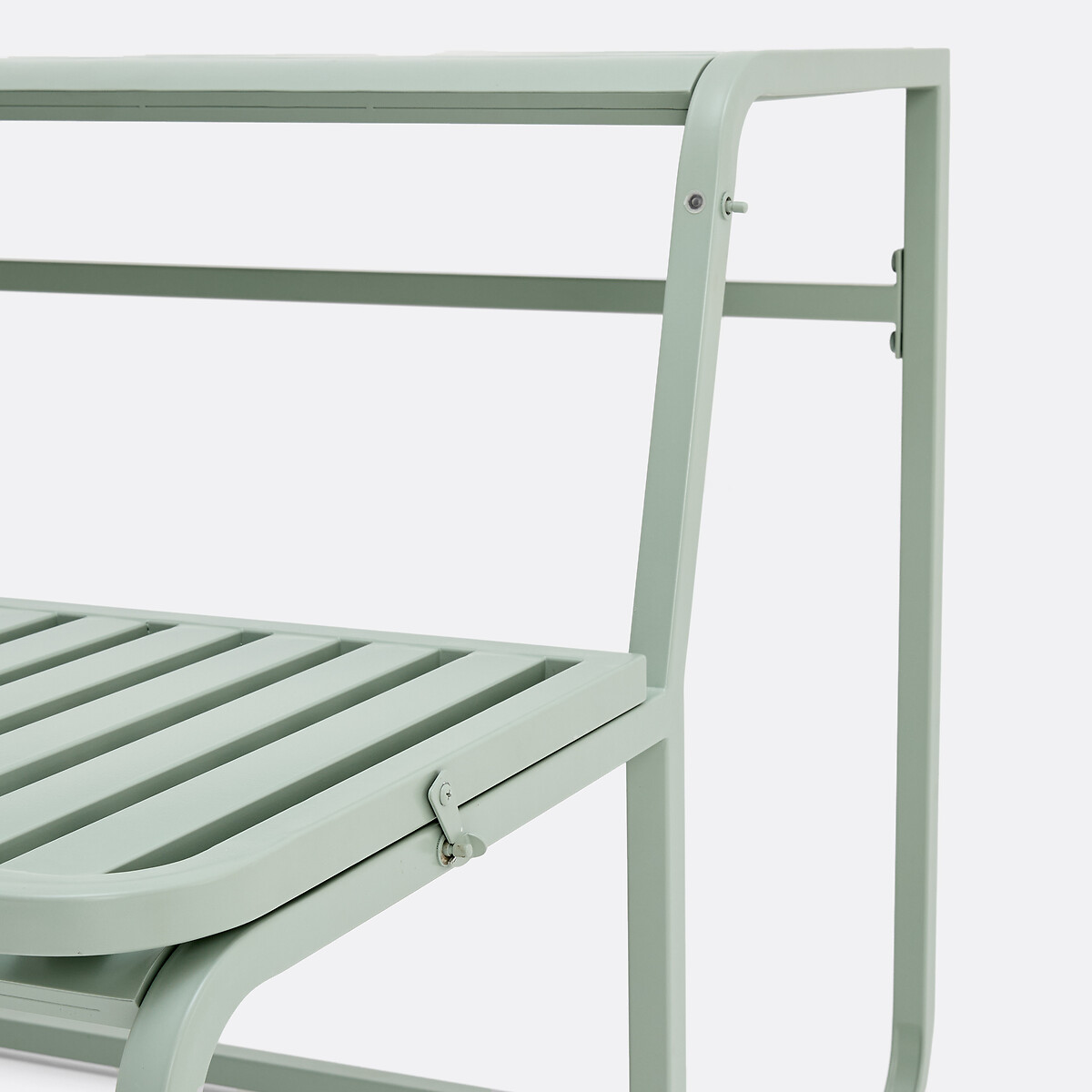 Banc-table de jardin en métal acier, TALIA vert sauge, LA REDOUTE INTERIEURS