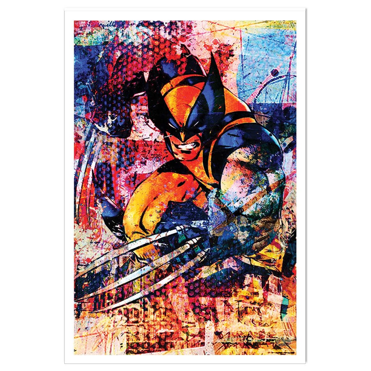 Affiche wolverine graffiti affiche seule, HEXOA