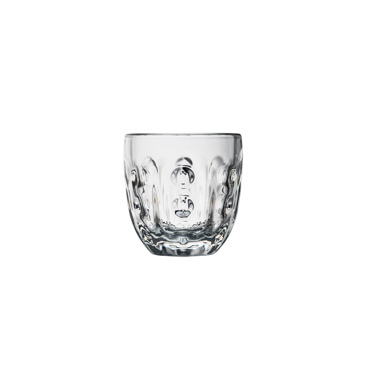 Coffret de 4 tasses expresso 4 motifs assortis, TROQUET transparent, LA ROCHERE