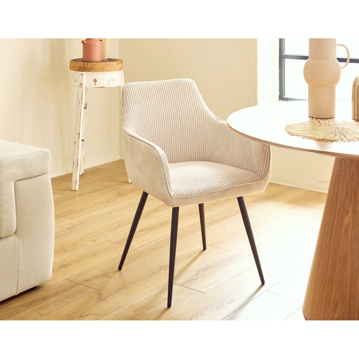 Fauteuil - LORMI gris, BEST MOBILIER