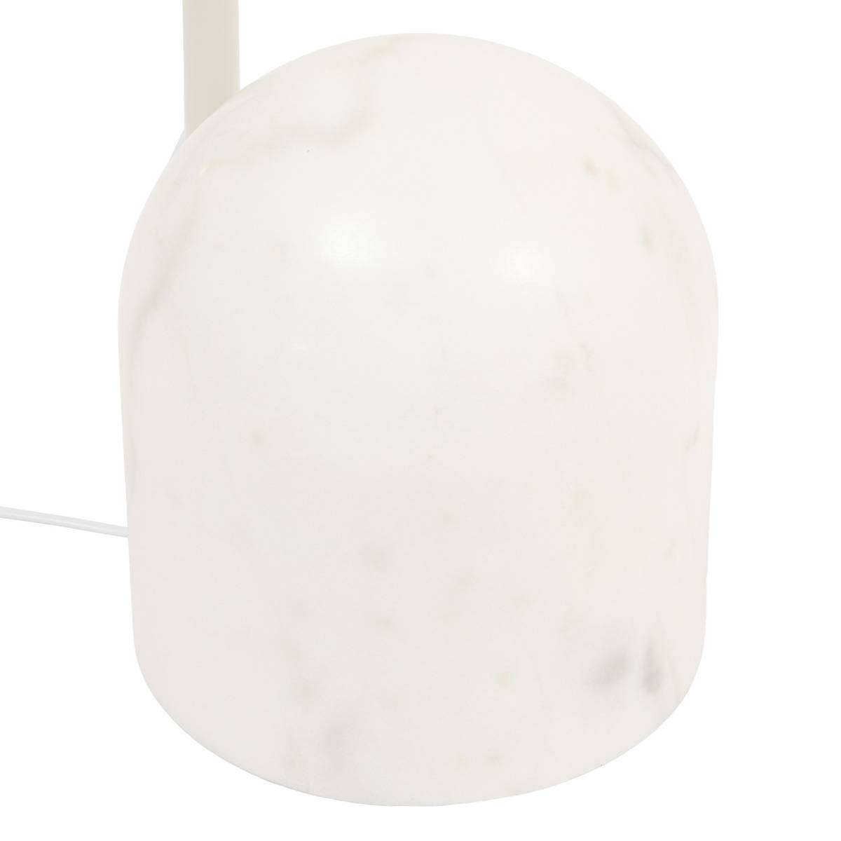 Lampadaire arc en marbre SHANI argile, ATMOSPHERA