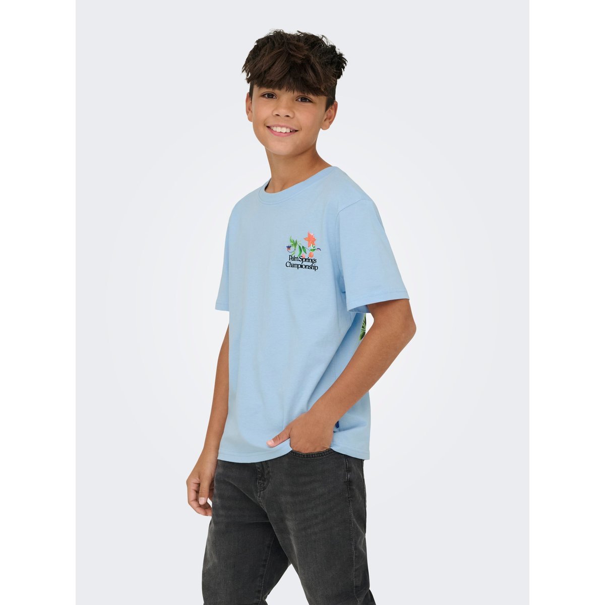 T-Shirt cerulean, ONLY & SONS JUNIOR