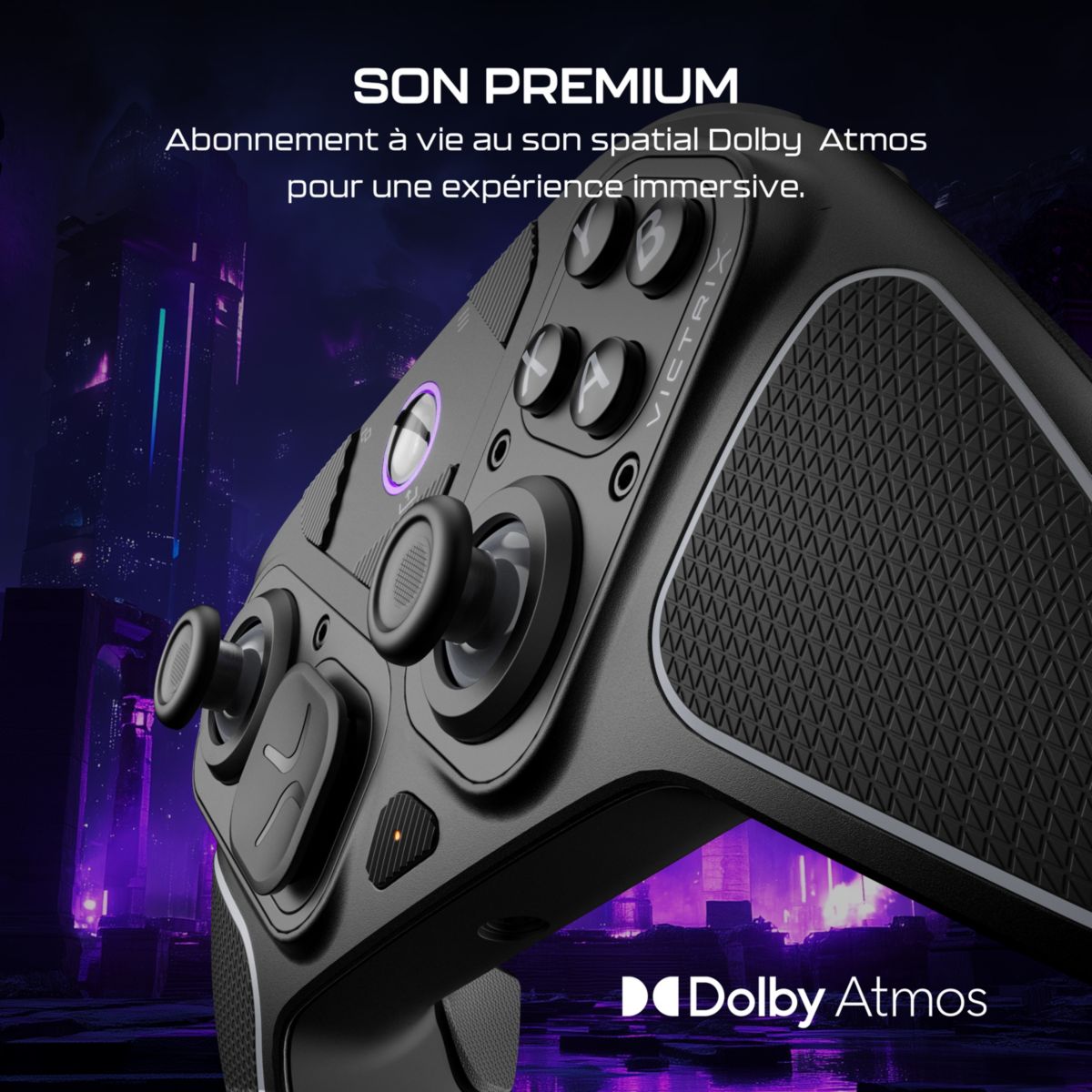 Manette Victrix Pro BFG Reloaded Noir couleur unique, TURTLE BEACH