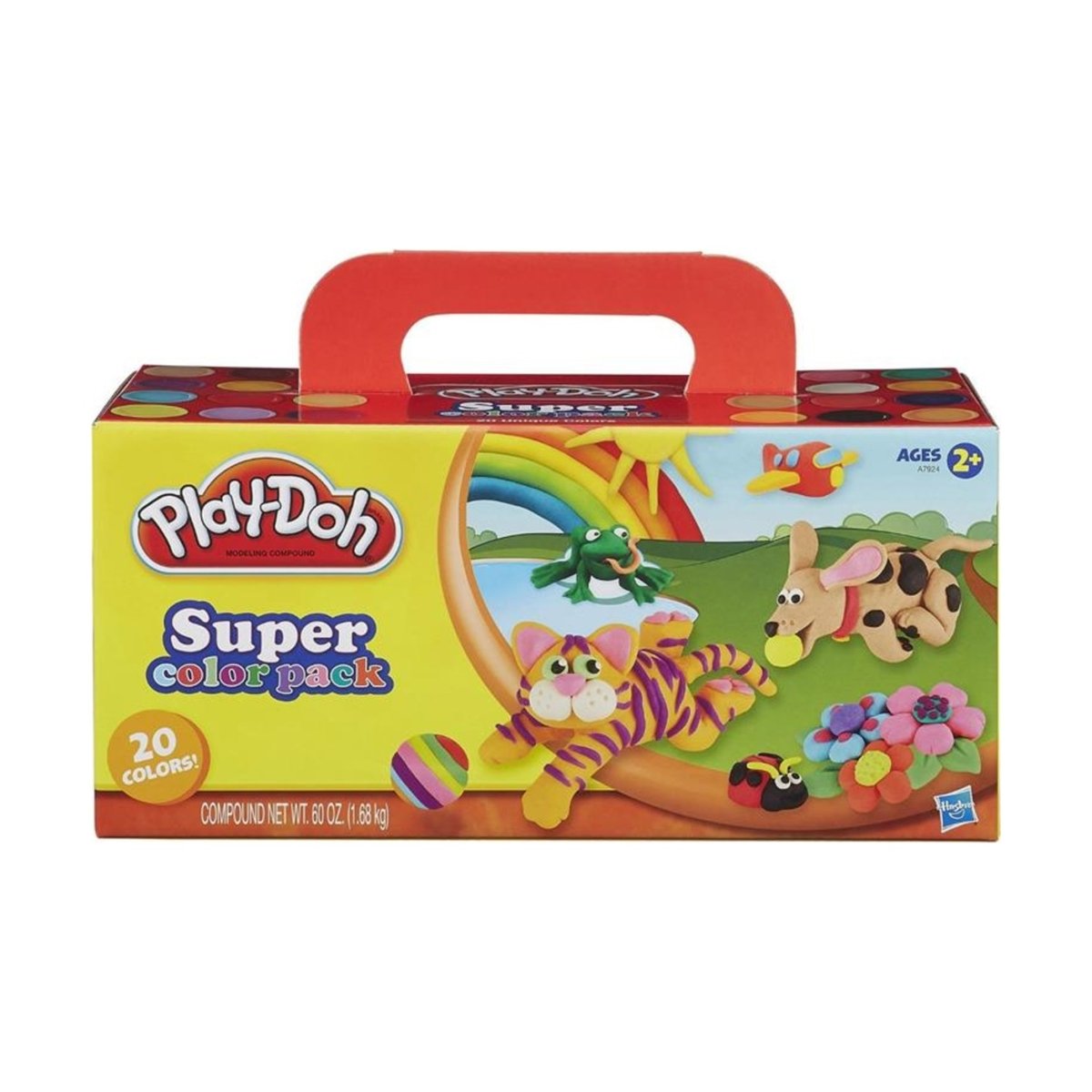 Play-Doh Superset de couleurs - 20 pots multicolore, HASBRO
