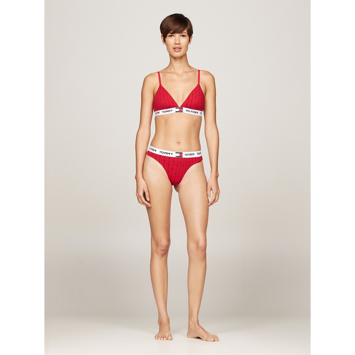 Soutien-gorge triangle Heritage rouge, TOMMY HILFIGER