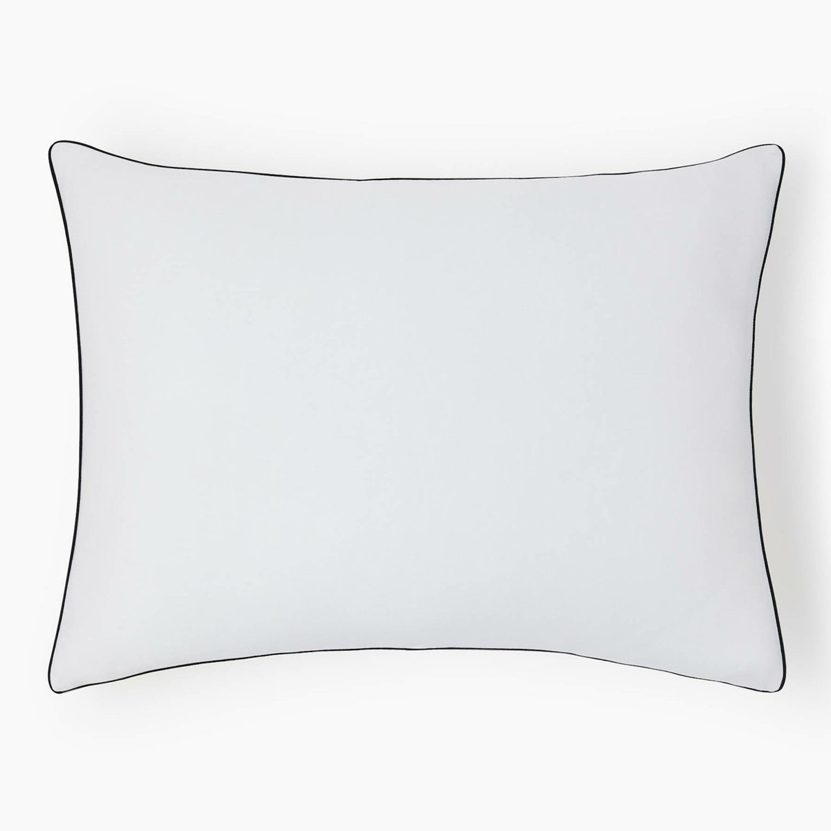 Taie d'oreiller, satin de coton bio blanc, MONOPRIX