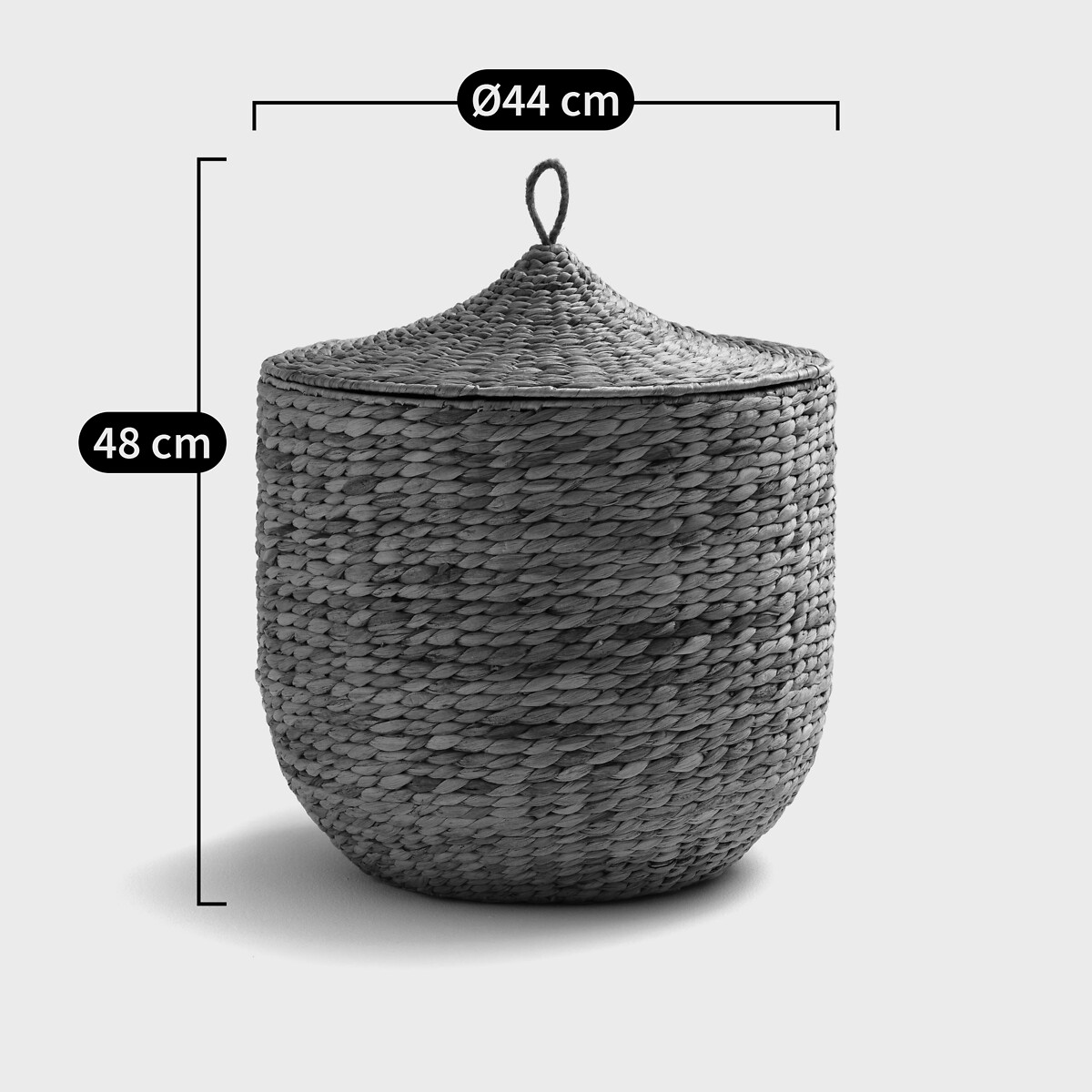 Panier tressé avec couvercle, NOMADO naturel, LA REDOUTE INTERIEURS