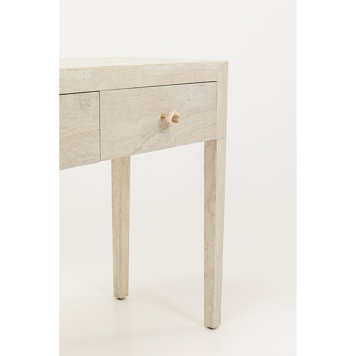 Konsole Travertino Drawers 100x77cm beige, KARE DESIGN