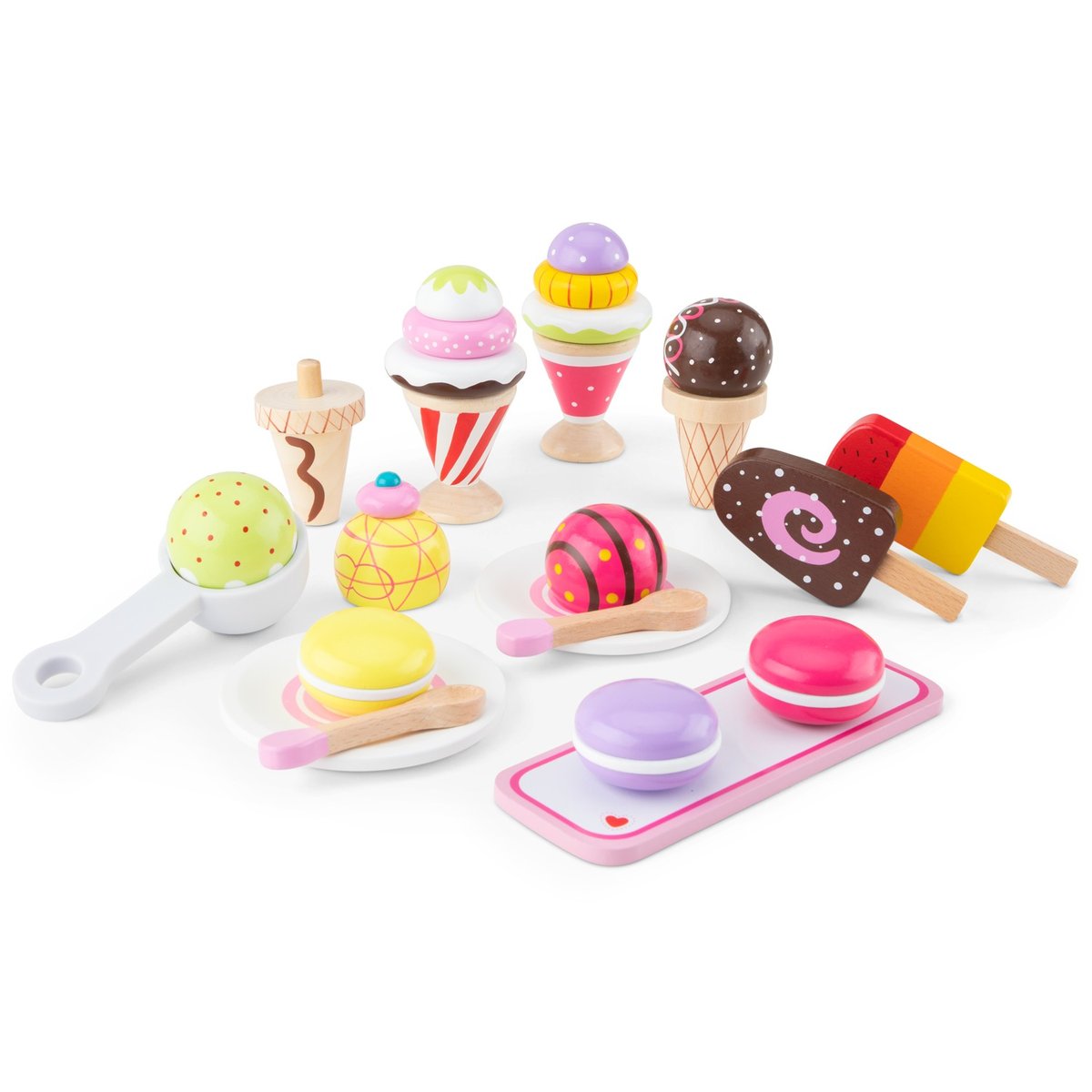 Ensemble de glaces blanc, NEW CLASSIC TOYS
