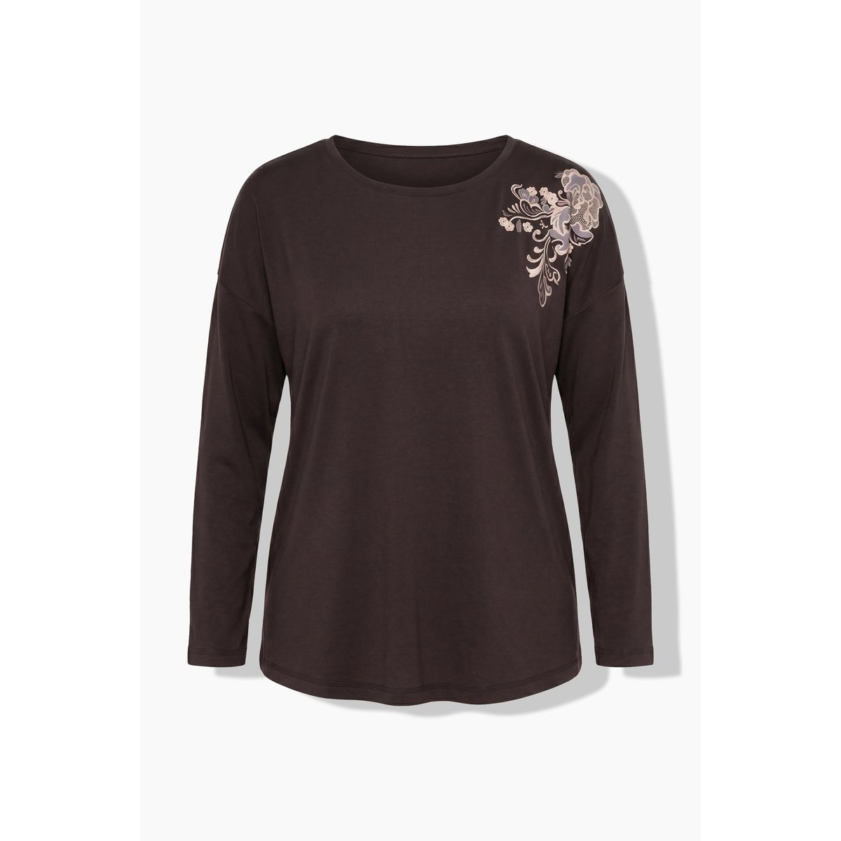 T-shirt de yoga acajou, ULLA POPKEN