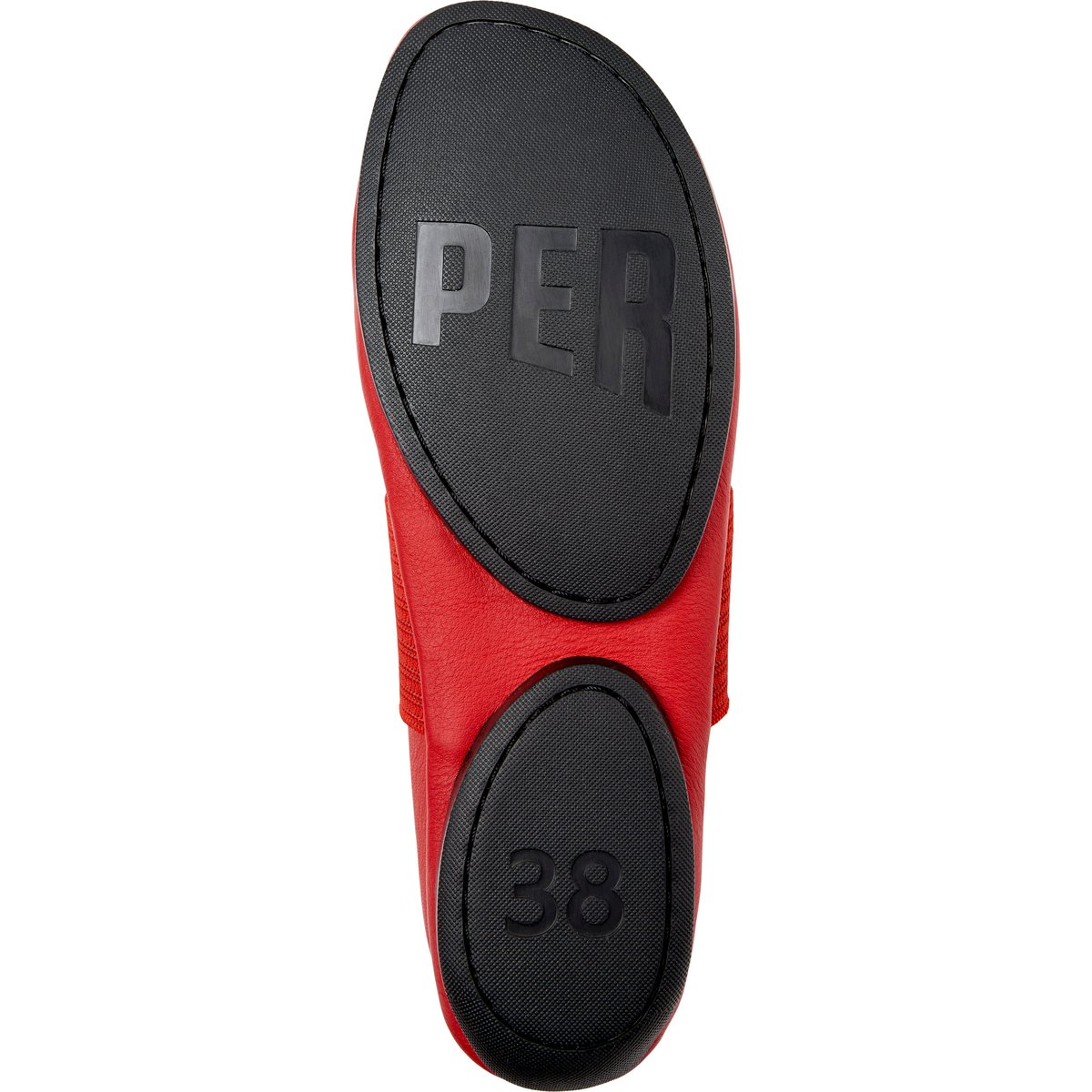 Ballerines Right Nina Smooth Leather rouge clair, CAMPER