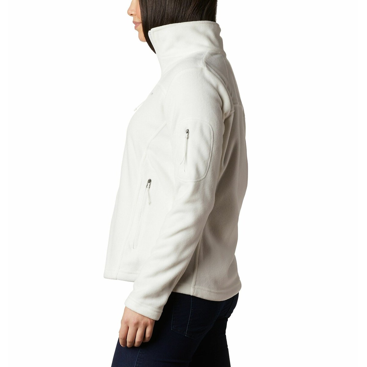 Giacca pile cerniera Fast Trek™ II bianco, COLUMBIA