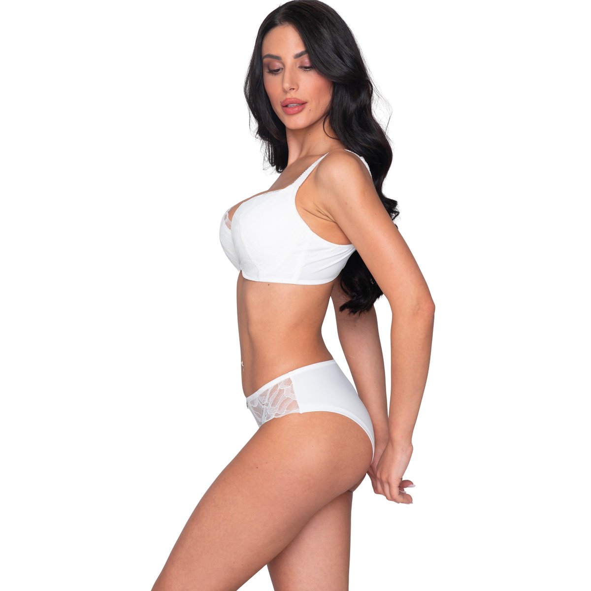 Soutien-gorge balconnet préformé MELODY MARIAGE ivoire, LUNA SPLENDIDA