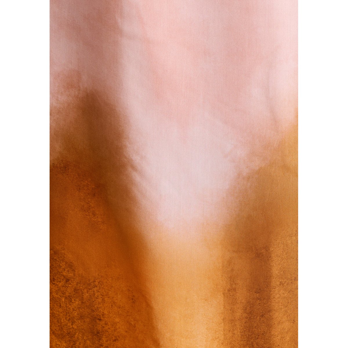 Robe longue fluide en satin à imprimé tie & dye rosewood, LA FEE MARABOUTEE