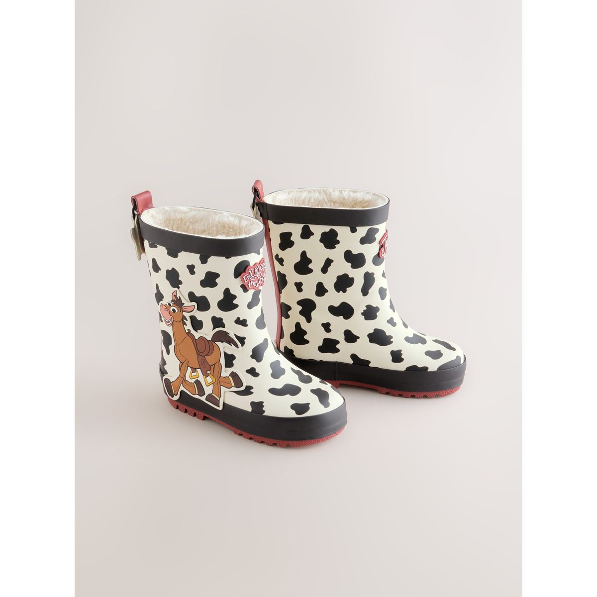 Bottes en caoutchouc toy story noir/blanc/rouge, NEXT