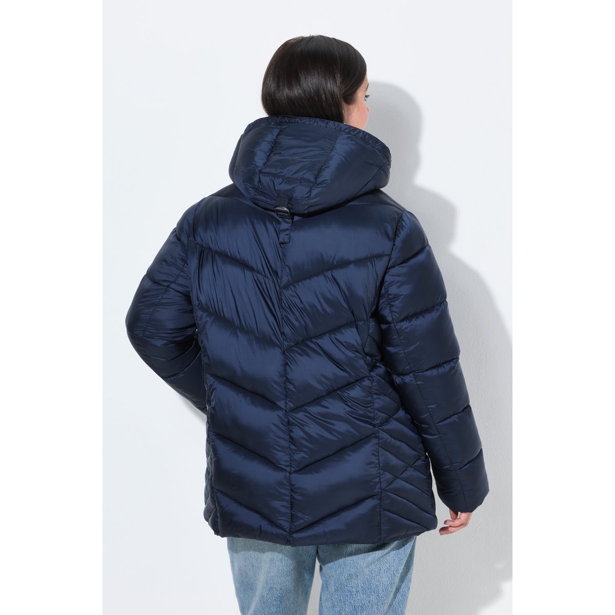 Veste matelassée HYPRAR, capuche amovible marine, ULLA POPKEN