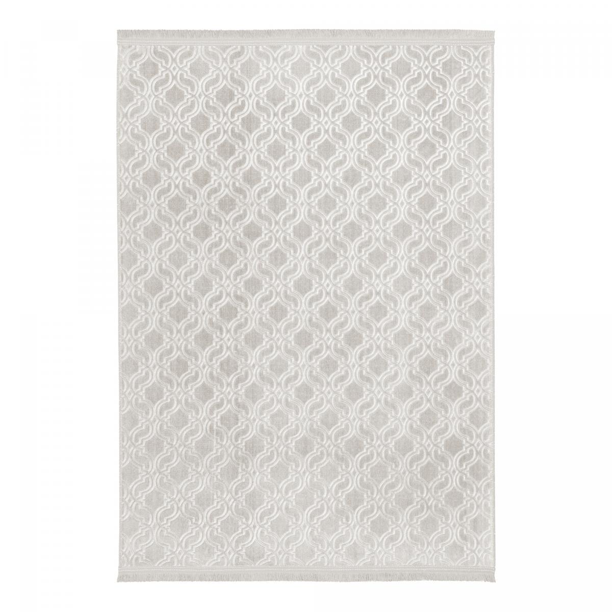 Tapis Chambre tissé motif géométrique PERIU beige, UN AMOUR DE TAPIS